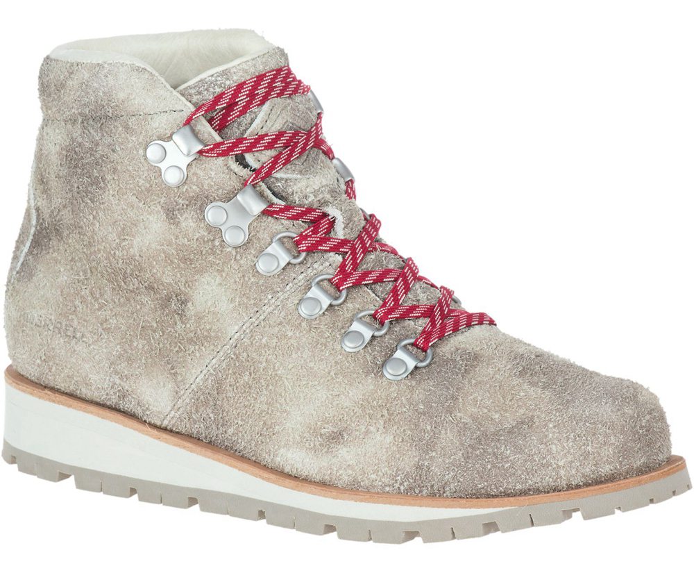 Merrell Boots Grey - Wilderness LT - Womens 94DCXBIUJ